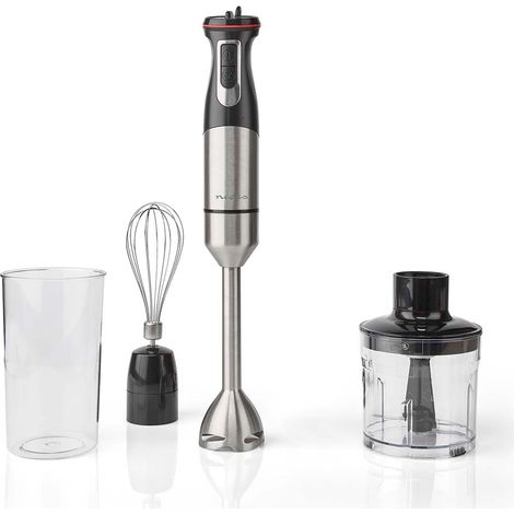 Nedis KAHB400CAL Mixeur plongeant 800 W aluminium, noir (1/5)
