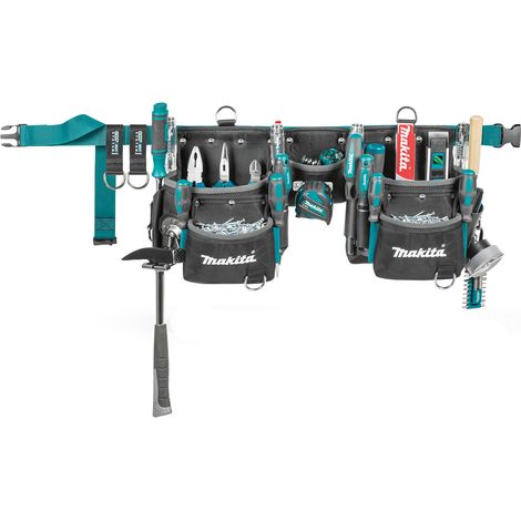 Makita – Ceinture porte-outils 1.42kg – Largeur ajustable – Pour chantiers humides – Matériaux résistants pour usage intensif
