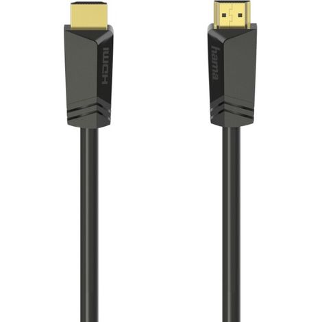 Câble connecteur HDMI™ haute vitesse Hama - Connecteur Ethernet 4K plaqué or 7,5 M