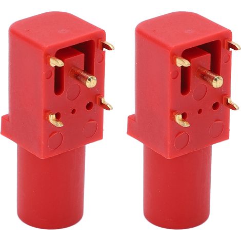 Lot de 2 supports pour circuit imprimé, 4 mm soudables, haute conductivité, prises banane sécurisées, adaptés aux tests de tension au multimètre, rouge (1/5)