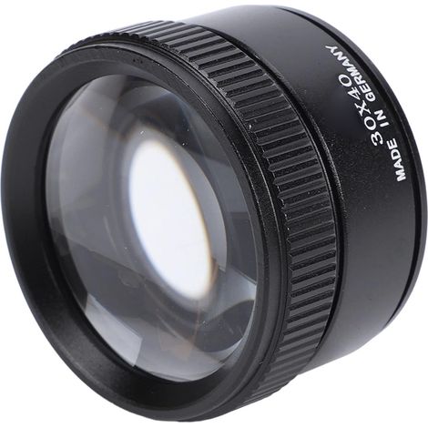 Loupe Optique Professionnelle 30X, Lentille de Loupe de Bijoux Compacte pour L'examen des Détails, Inspection en Voyage (1/5)