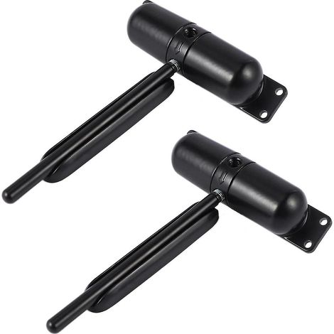 Ferme-porte automatique à ressort réglable en surface, noir, 20-70 kg, résistant au feu (1/5)