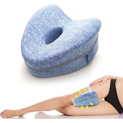 Coussin pour les jambes Coussin ergonomique pour dormir sur le côté Coussin pour les genoux Coussin de soutien pour les jambes (1/5)