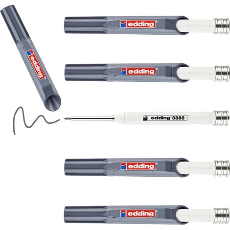 Edding - Marqueur spécial pour caoutchouc et pneus E8050 blanc - parfait pour le changement de pneus - 1 pc(s)