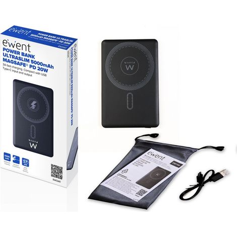 EWENT POWERBANK SLIM 5000mAh MagSafe PD 20W