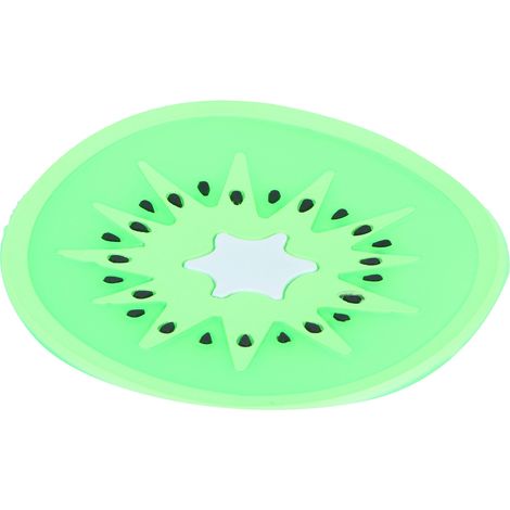 Dessous de verre en forme de kiwi, set de table, support pour tasses et boissons en silicone, accessoires de cuisine (1/5)
