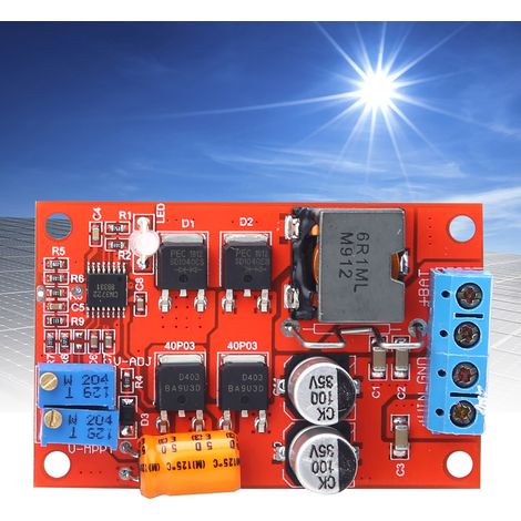 Régulateur MPPT pour panneaux solaires, contrôleur de charge pour batteries solaires 5A (1/5)