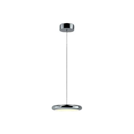 QAZQA Lampe suspendue moderne,Lampe de table de salle à manger antique, Lustre rond vintage, éclairage intérieur, lampe cuisine salon salle à manger chambre,Chrome,1pc (1/5)