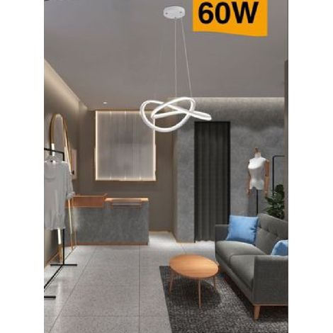 Trade Shop - MODERNE LED-KRONLEUCHTER GEFLOCHTENE DECKENLEUCHTE 60W LICHT 3000K 6500K 4000K A50B -