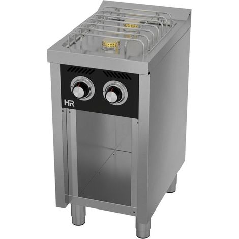Fourneau "basic" 2 à 6 feux vifs s/600 sur placard - HR Fainca