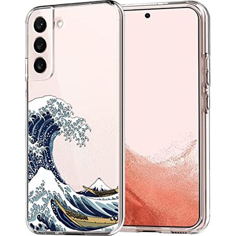 CUSTODIA TRASPARENTE PER SAMSUNG GALAXY S22+ 6.6"" LA GRANDE ONDA DI KANAGAWA (1/3)