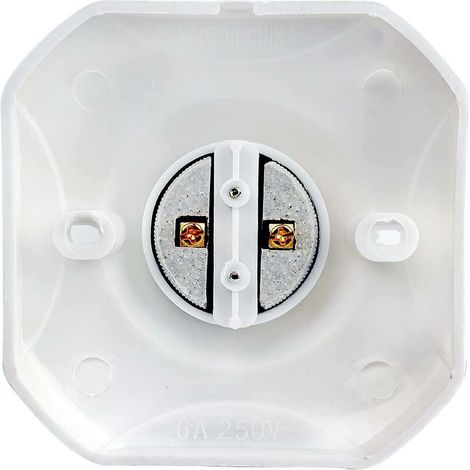 Douille E27 à visser pour ampoule LED AC 220-240V Résistante aux hautes températures Lot de 4 douilles en plastique blanc (1/4)