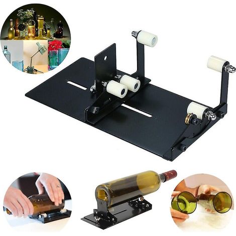 Lot cortador de botellas professionnel, kit d'outils découpe bouteille vin verre fraise ours maison (1/5)