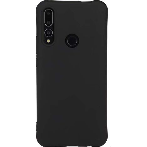 CUSTODIA COVER PER HUAWEI P SMART 2019 SILICONE NERO POT-LX3 POT-LX1 (1/5)
