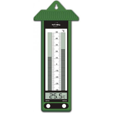 Elektronisches Mini-Max-Thermometer Grün - Inovalley