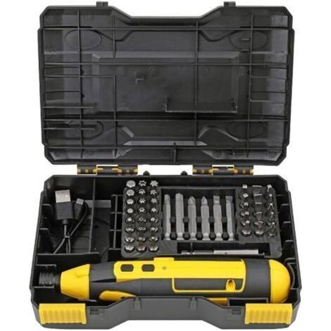 Tournevis électrique sans fil , perceuse électrique rechargeable au lithium-ion 4 V, outil de réparation (1/4)