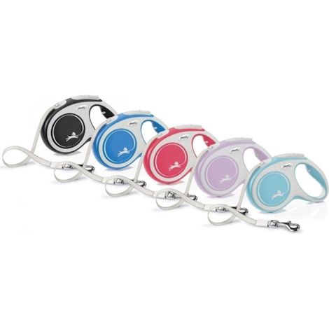 Guinzaglio Flexi New Comfort tape S 5M Blu: Guinzaglio Flexi New Comfort tape per cani
