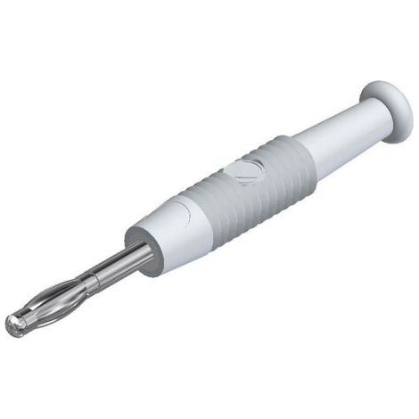 Hirschmann Test & Measurement MSTF 2 ws Lamellenstecker Stecker, gerade Stift-Ø: 2 mm Weiß 1 St. (1/3)