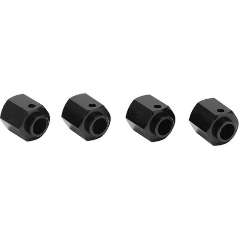 Adaptateur de moyeu hexagonal pour roue RC Traxxas 1/10 (noir, 12 mm) (1/5)