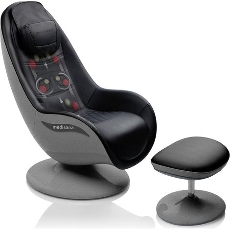 Medisana RS 670 Fußhocker zu Massagesessel Dunkelgrau