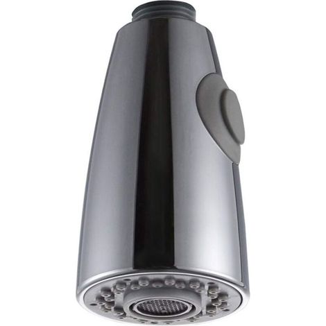 HOXILEELEODouchette Robinet Cuisine 2 Jets Tte de Robinet de Rechange Douchette pour Mitigeur Cuisine, Chrom, G1/2\"