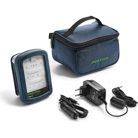 Festool – Lampe baladeuse SYSLITE KAL II – 12 LED haute puissance – Alimentation 18V – Angle de diffusion 170° – Longue durée d'éclairage