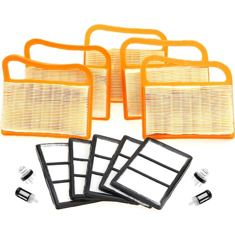 5Pcs Air Filter & Fuel Filter Primer Bulb for Stihl TS410 TS420 Cut Off Saw (1/5)