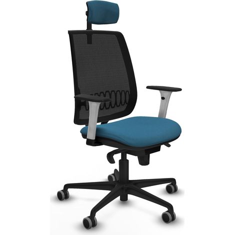 Chaise ergonomique piqueras y crespo Alares blanc design robuste (1/2)