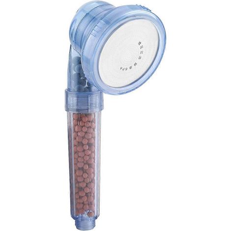 Pommeau de douche spa avec jet réglable à 3 vitesses, grand format transparent (1/5)