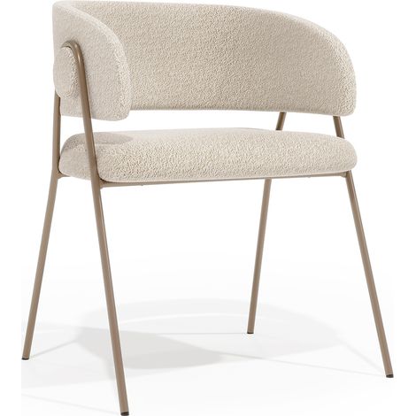 Esszimmerstuhl - Bezogen mit Stoff - Charke Beige (1/5)