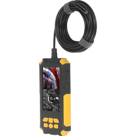 Endoscope 1080P 4,5 pouces IPS à triple objectif avec câble de 5 m pour l'inspection (1/5)