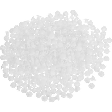500 cache-vis ronds en plastique meubles l'installation la protection (1/5)