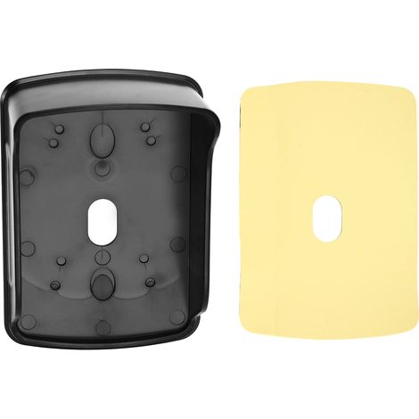 Housse de protection noire étanche pour machine de contrôle d'accès de porte, avec plaque adhésive, coque imperméable extérieure. (1/5)