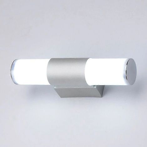Applique murale LED 12 W pour salle de bain, 25 cm, étanche IP44, idéale pour l'éclairage de salle de bain.