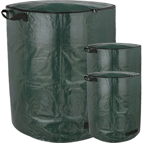 PrimeMatik - Sacs de nettoyage de jardin 272L 67 x 76 cm 3 unités (1/5)