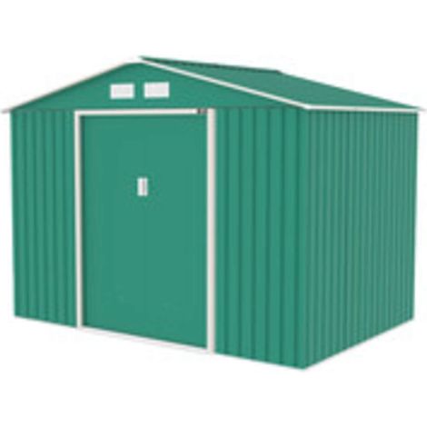 C RICOVERO ATTREZZI LAMIERA CM277X195X203 VERDE