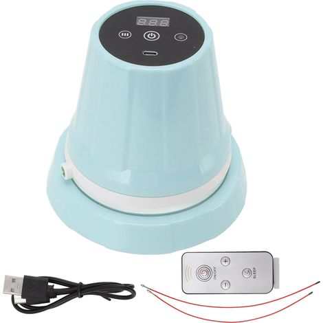 Corde à sauter électronique automatique bleue pour fitness, machine de comptage sportive avec affichage numérique (1/5)