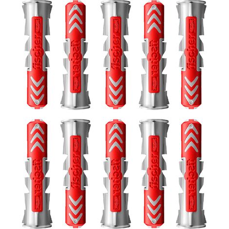 Vrac de 10 chevilles DuoPower universelles 8x40 - Fischer (1/5)