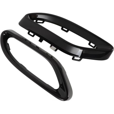 SUNXURY Sortie d'échappement de remplacement noir brillant pour Mercedes-Benz A B C E GLC CLS-Class W177 W247 W205 W213 X253 C257 (GLA/GLB non compatible) (1/4)