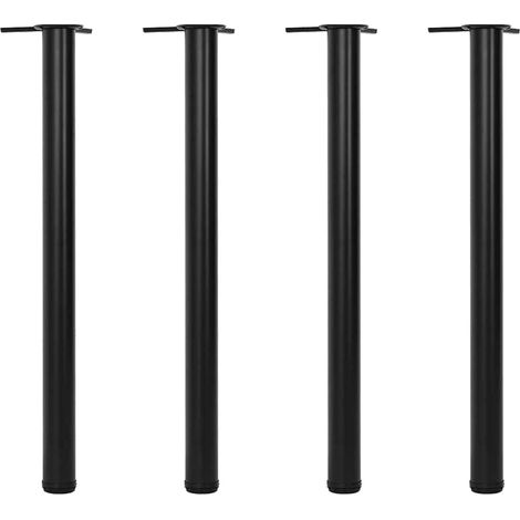 Patas de mesa ajustables en 4 alturas negro 870 mm vidaXL