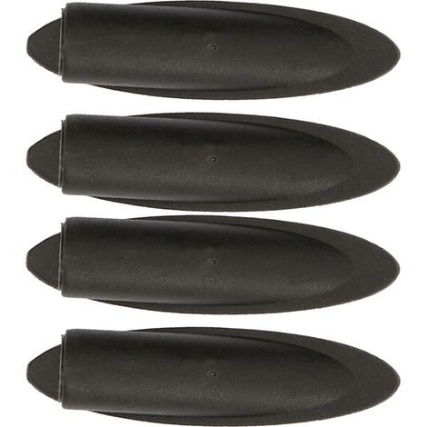 100 bouchons en bois de 9,5 mm pour gabarit de perçage, accessoires pour outils de travail du bois (noir) (1/5)