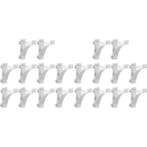 20 clips de fixation pour étagères de congélateur, crochets de support pour réfrigérateur, support pour étagère de glacière (1/2)