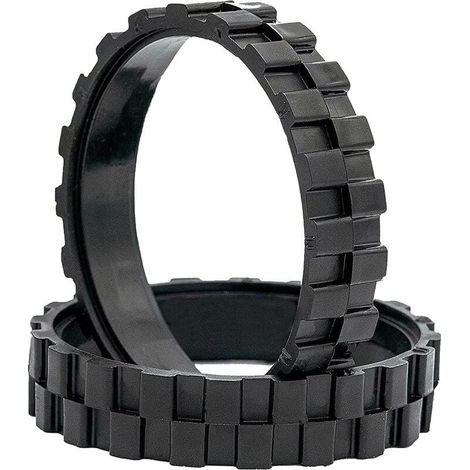 PNEUS Roues pour IROBOT ROOMBA séries 500, 600, 700, 800 et 900 (Pack 2 unités) Antidérapant, adhérence exceptionnelle et Montage Facile (2 pièce, noir) (1/5)