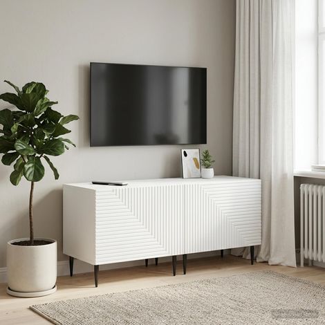 vidaXL Mobile TV Bianco Legno ingegnerizzato (1/5)