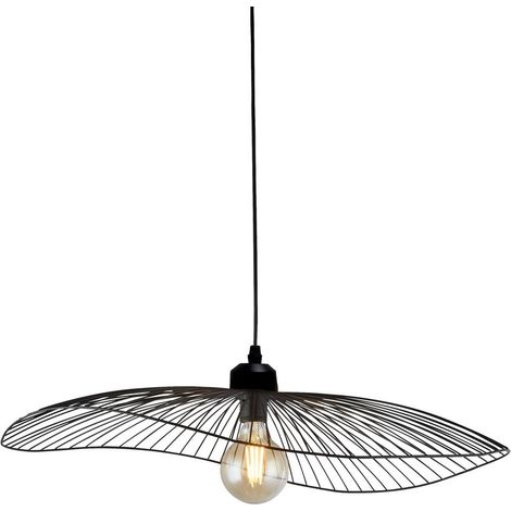 Lampe suspendue design Wave noir - 88550BK (1/2)