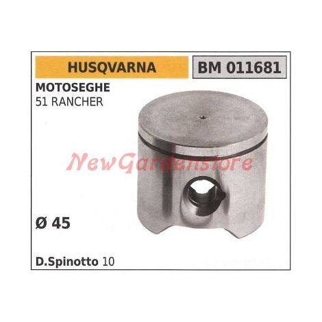 Pistone motosega 51 RANCHER Ø45mm HUSQVARNA 011681