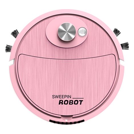 3-in-1-Saugroboter: intelligenter Kehrroboter, Staubsauger und Wischmopp, einfach zu reinigendes Gerät, per USB wiederaufladbarer Saugroboter. (1/5)