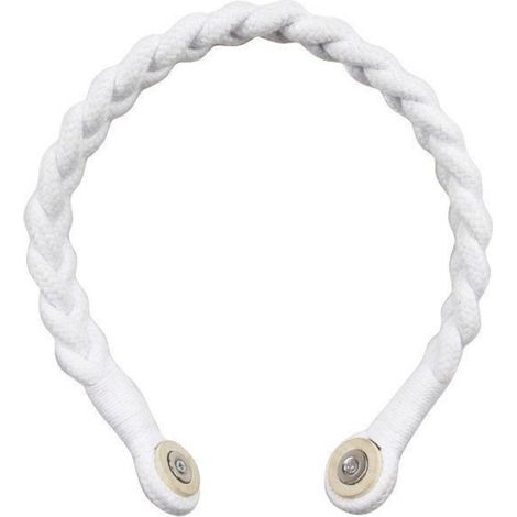 Embrasses de rideaux, pinces à rideaux avec aimant design, pour rideaux décoratifs pour la maison et le bureau (blanc) (1/4)