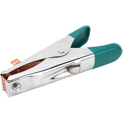 Pince de masse de soudage 500A, clip cuivre électroplaqué en forme A, pince de terre à ressort pour soudure, étau de mise à la terre robuste. (1/5)