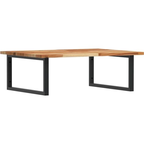 Maison Exclusive - Waschbeckenregal Wandmontage Stahl und Akazien